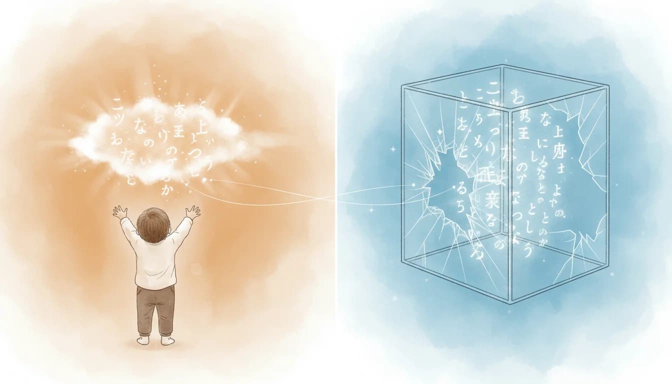 赤ん坊の中国語の部屋 — 記号はいつ意味になるのか